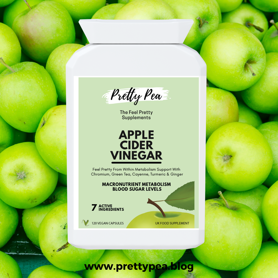 apple cider vinegar supplement, pretty pea