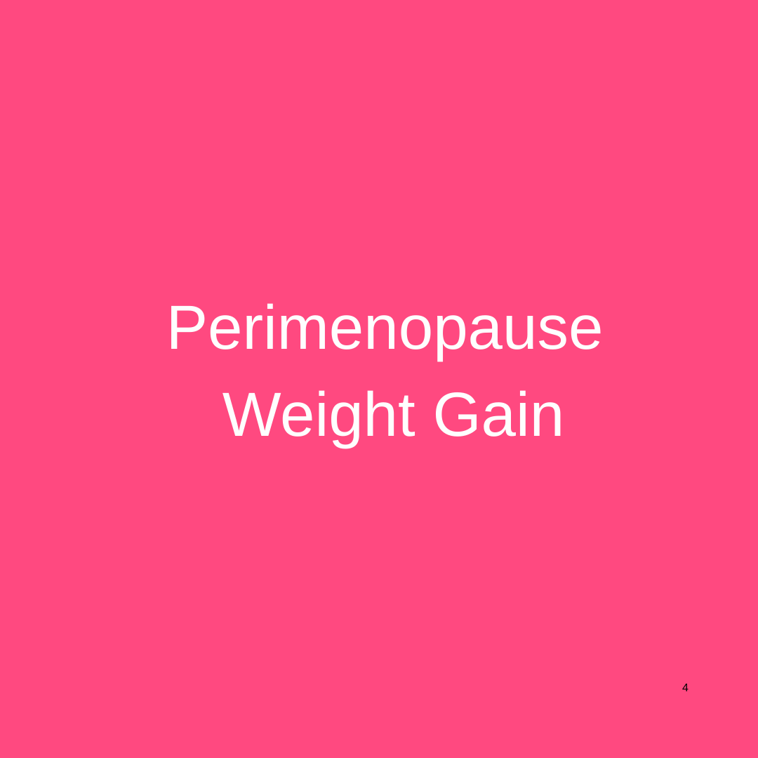 - Pretty Pea perimenopause weight gain