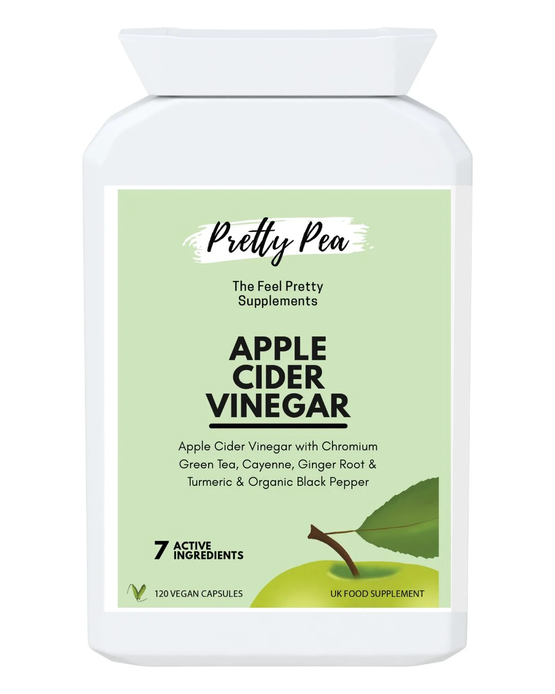 apple cider vinegar supplements, acv, apple cider vinegar capsules, weight loss supplements, pretty pea - Pretty Pea apple cider vinegar supplements
