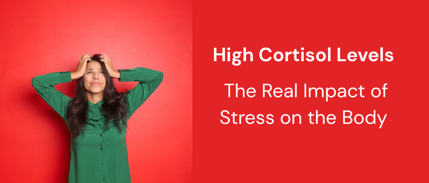 high cortisol levels, cortisol, effects of stress on the body