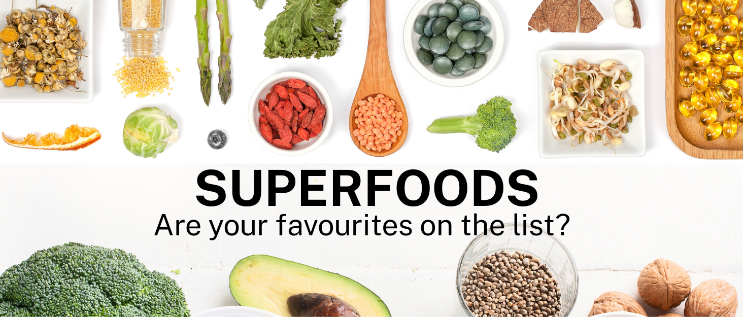 superfood list, superfoods