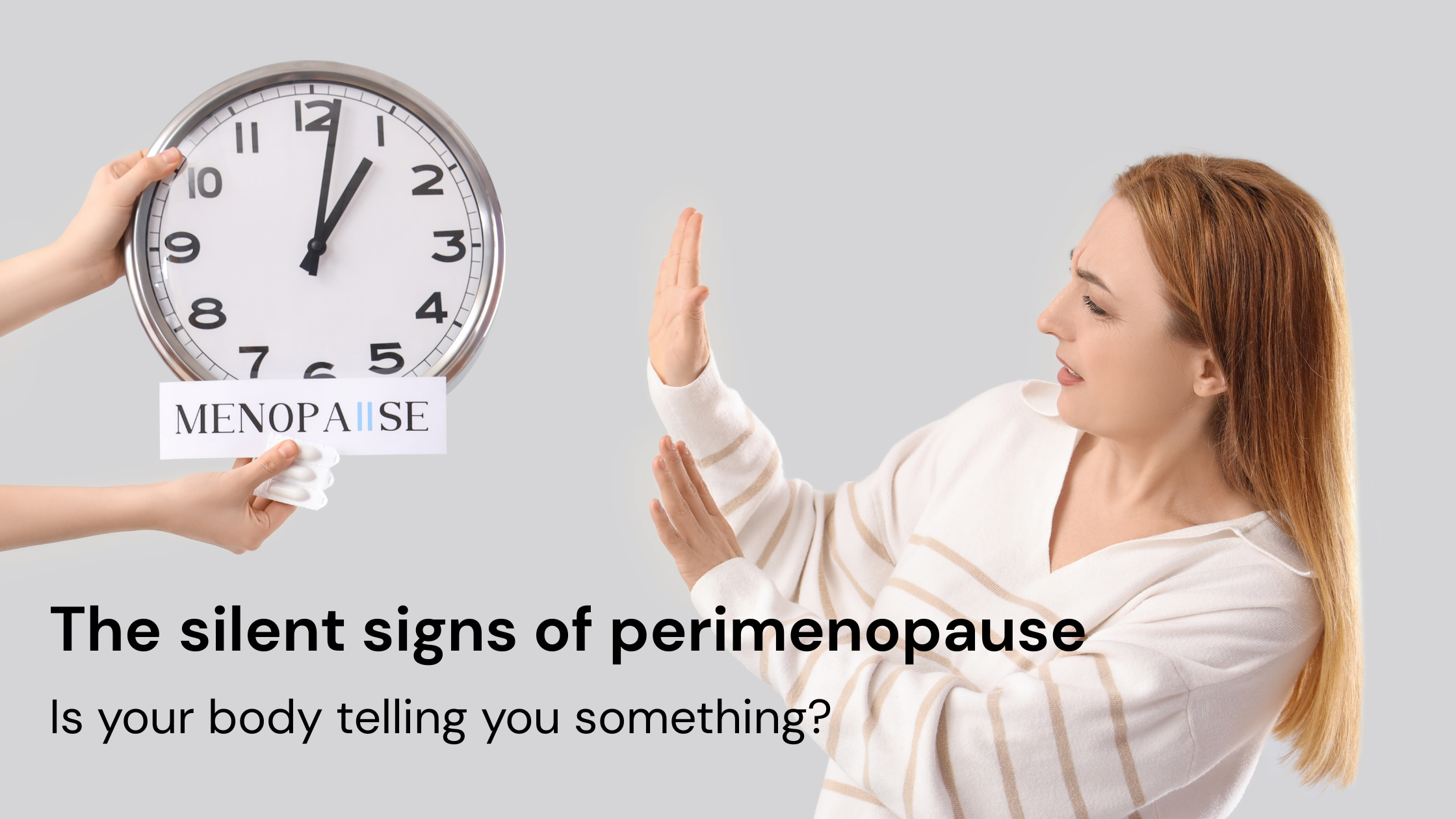 - Pretty Pea woman with signs of perimenopause perimenopause symptoms silent perimenopause signs perimenopause signs