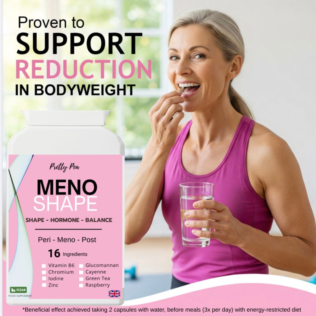 - Pretty Pea menopause supplements, fibre supplements. womens health supplements, fibre and hydration