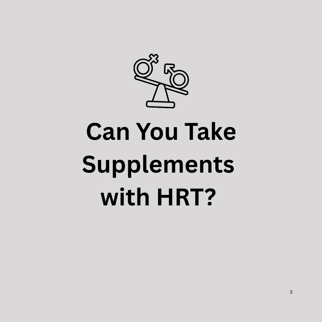 - Pretty Pea can you take supplements with HRT, menopause supplements