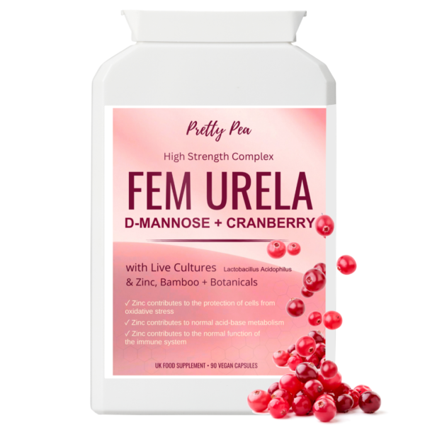 D-Mannose & Cranberry Capsules Complex | FEM URELA+ 